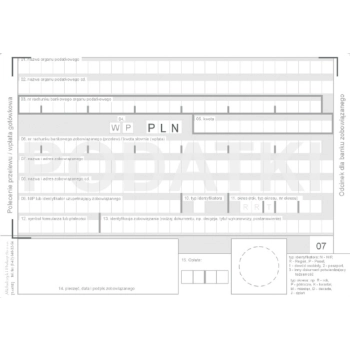 Polecenie przelewu PODATKI (2odc.) A6 471-5